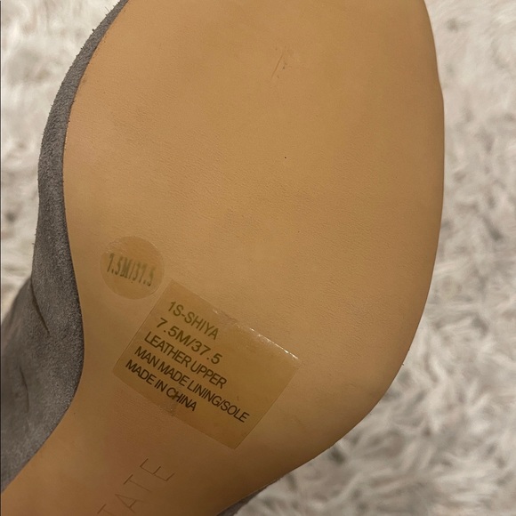 1. State Taupe Suede Ankle Booties brand new women’s 7.5 - Picture 6 of 12